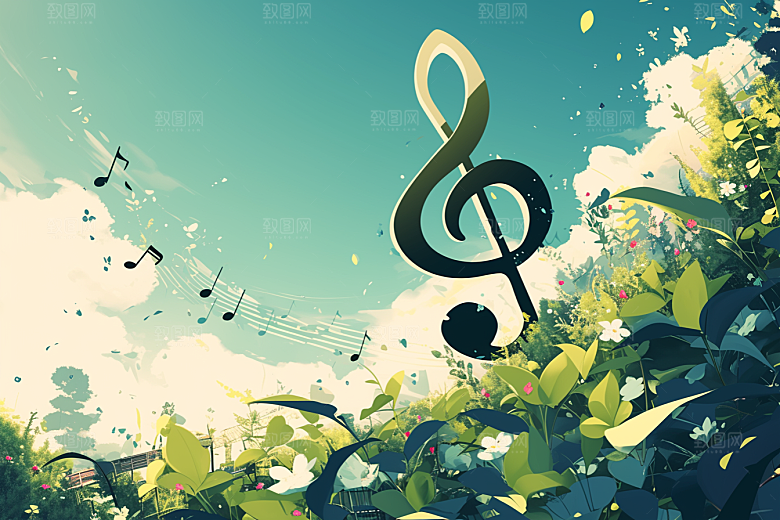 音符平面乐符素材