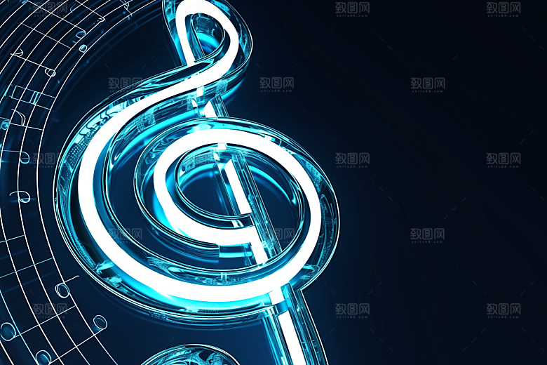 音符平面音乐素材