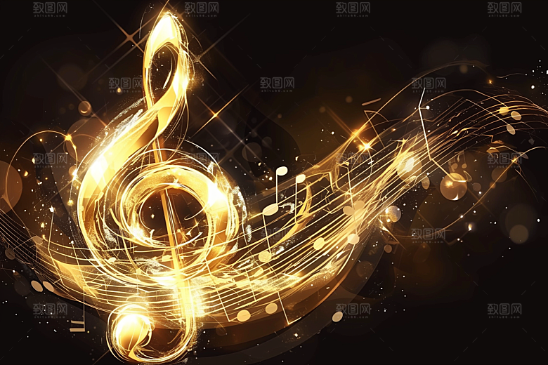音符音乐梦幻素材