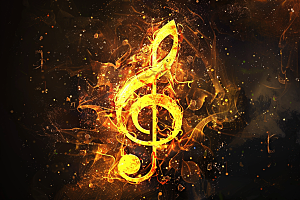 音符梦幻音乐素材