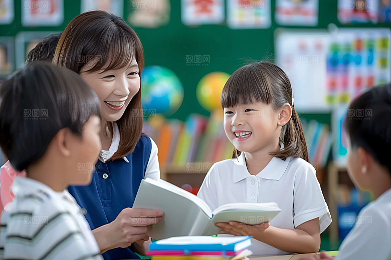 英语外教语言学习高清摄影图