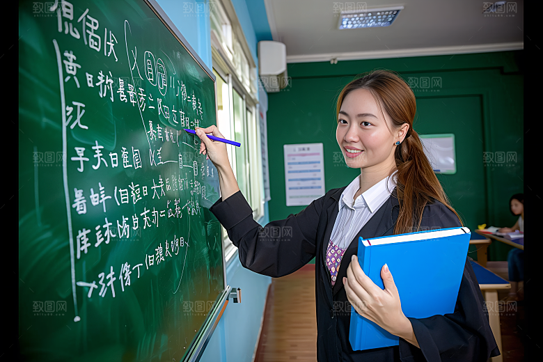 英语外教语言学习教育摄影图
