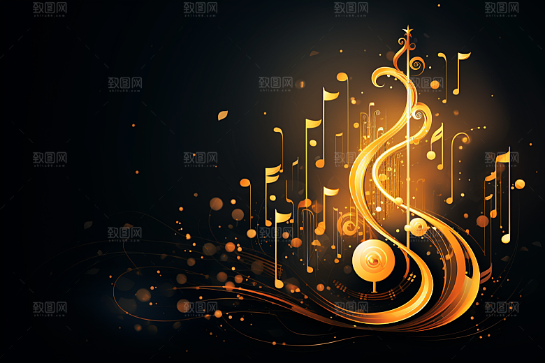 音乐音符乐符灵动素材
