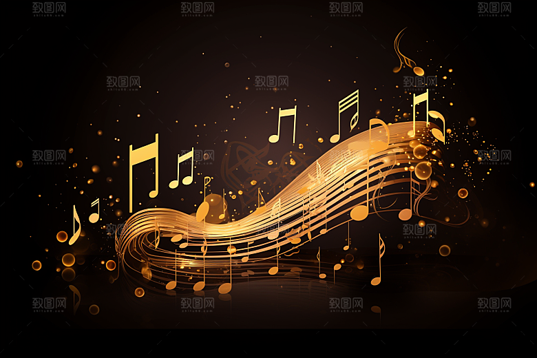 音乐音符高清灵动素材