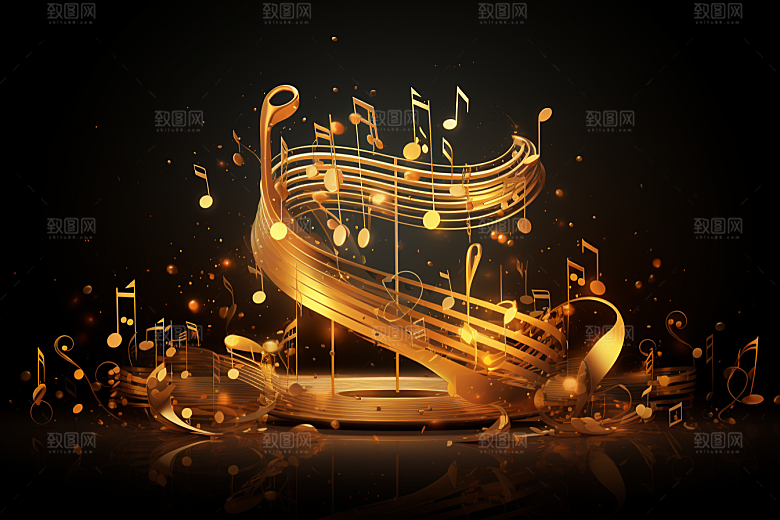 音乐音符乐章旋律素材