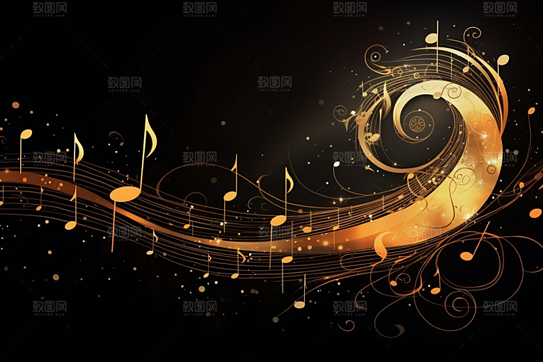 音乐音符乐符灵动素材
