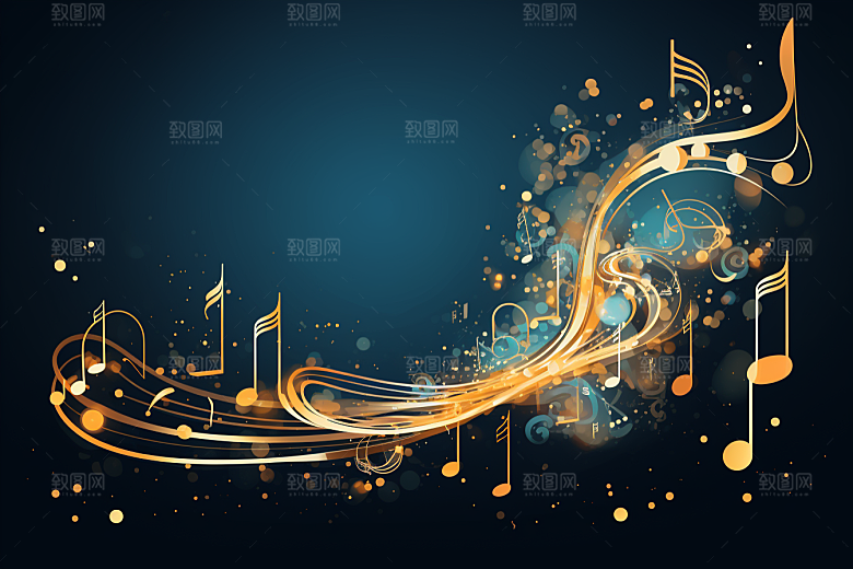 音乐音符乐符灵动素材