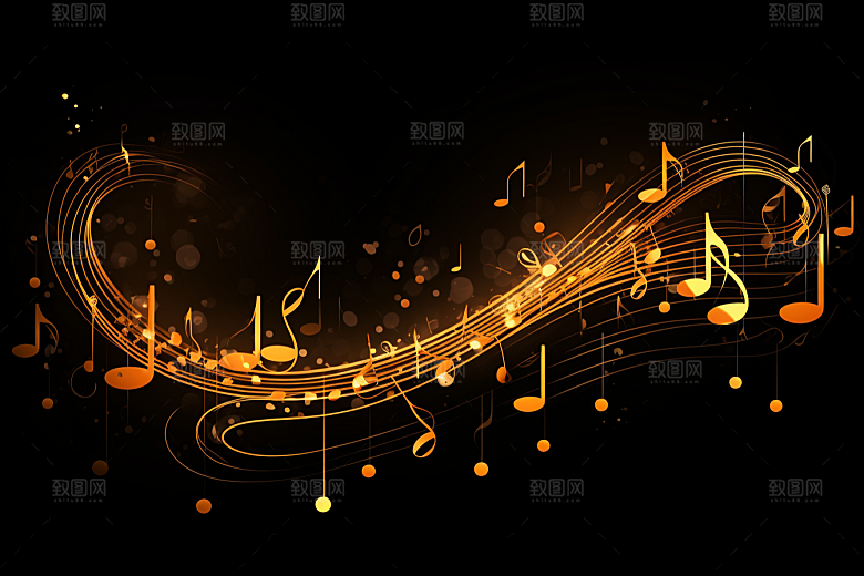 音乐音符高清动感素材