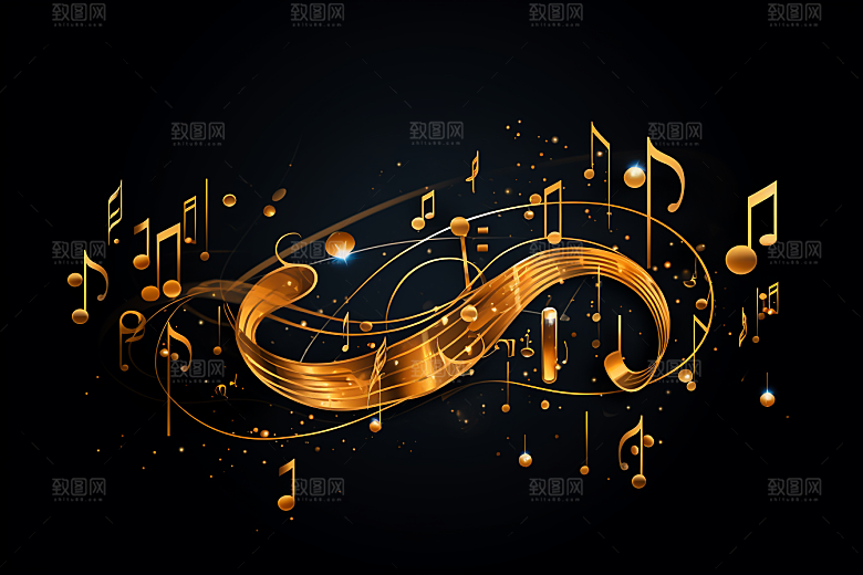 音乐音符乐章旋律素材