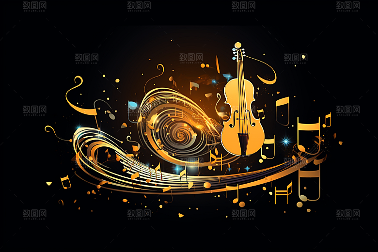 音乐音符旋律乐符素材