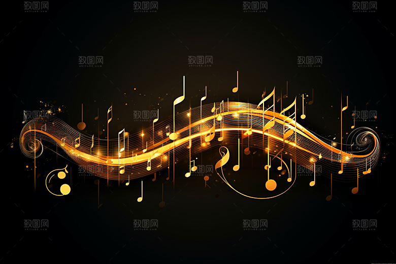 音乐音符乐章旋律素材