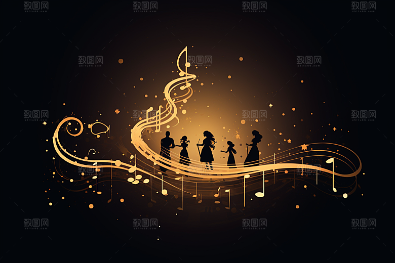 音乐音符乐符乐章素材