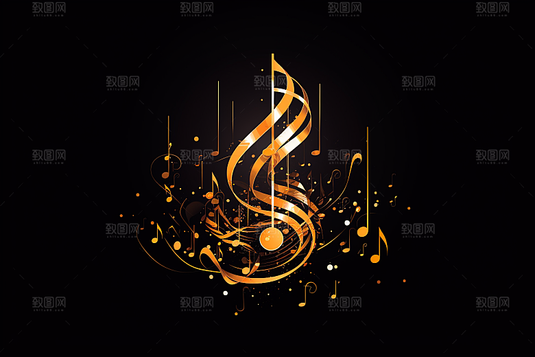 音乐音符乐符乐章素材