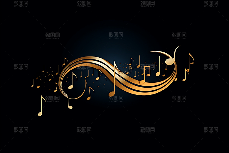 音乐音符律动动感素材