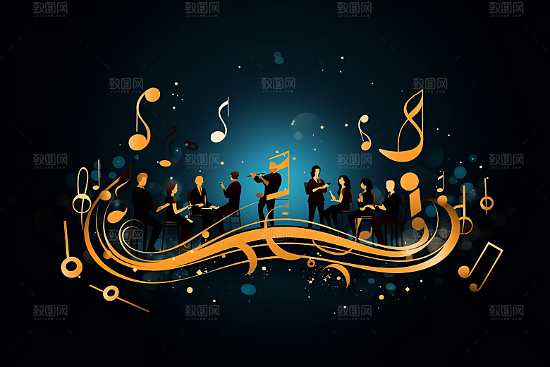 音乐音符旋律乐符素材
