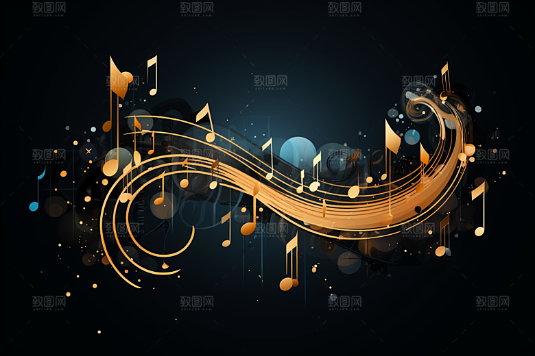 音乐音符高清动感素材
