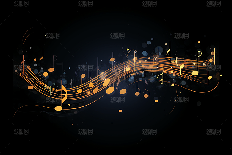 音乐音符旋律乐符素材