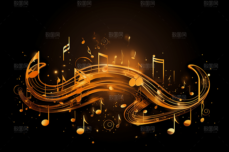音乐音符律动乐符素材