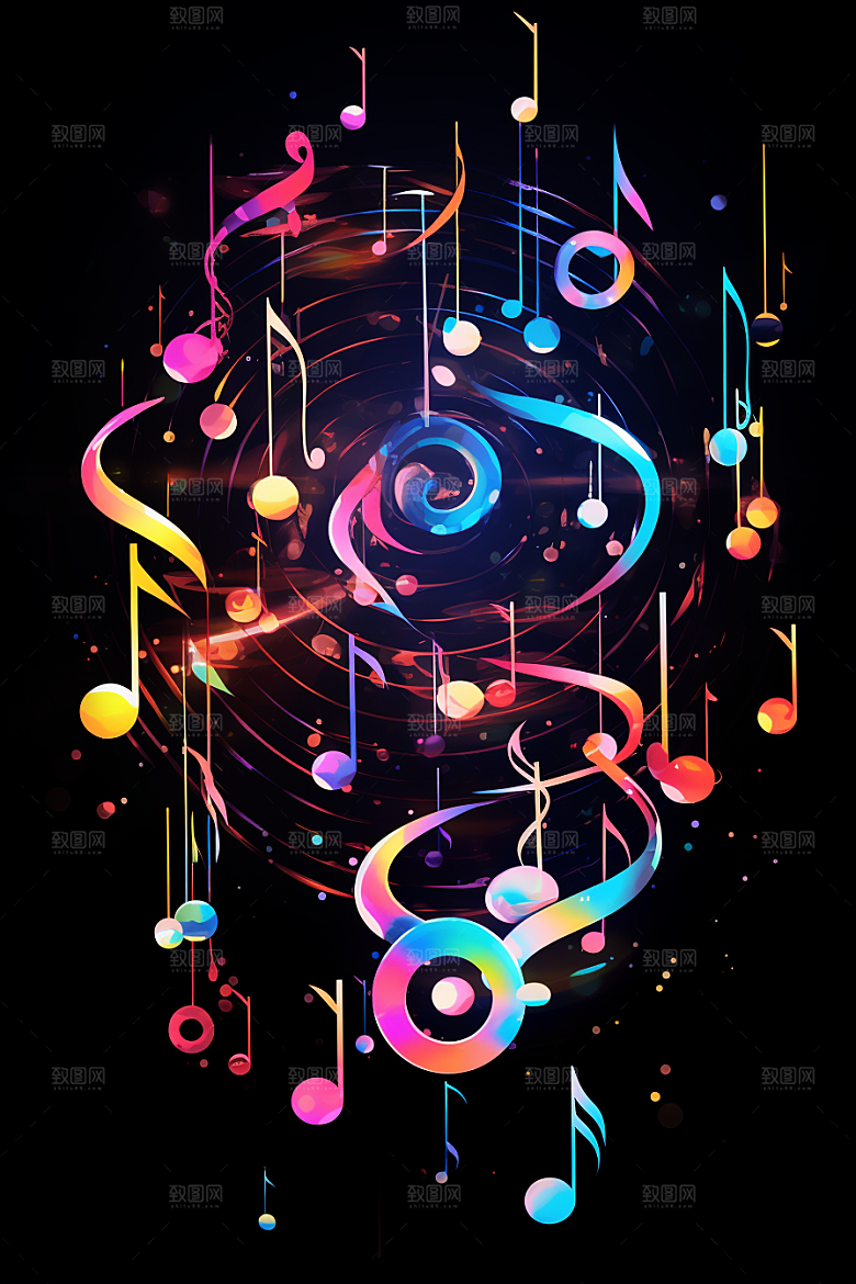 音乐音符乐章旋律素材