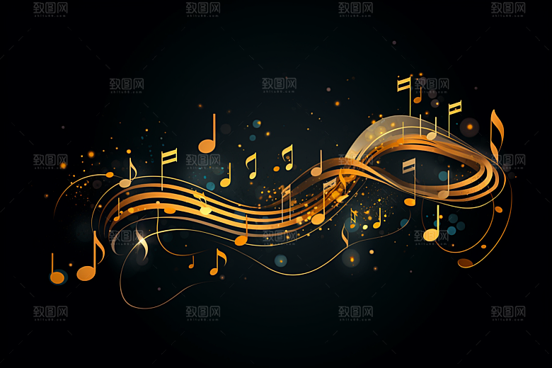 音乐音符高清动感素材