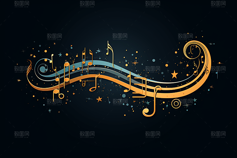 音乐音符乐符乐章素材