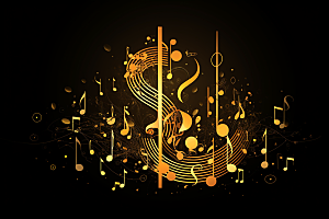 音乐音符乐符乐章素材
