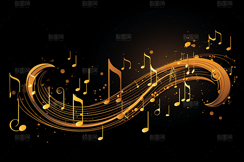 音乐音符旋律乐符素材