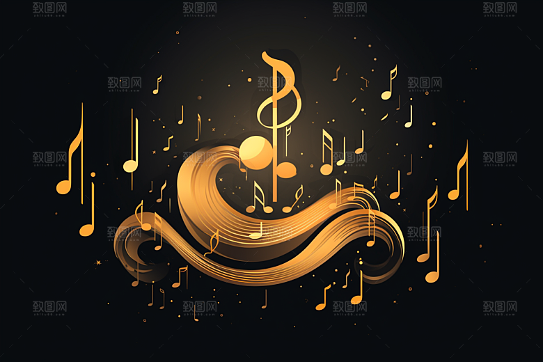 音乐音符高清动感素材