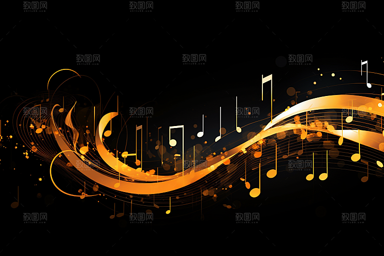 音乐音符高清动感素材