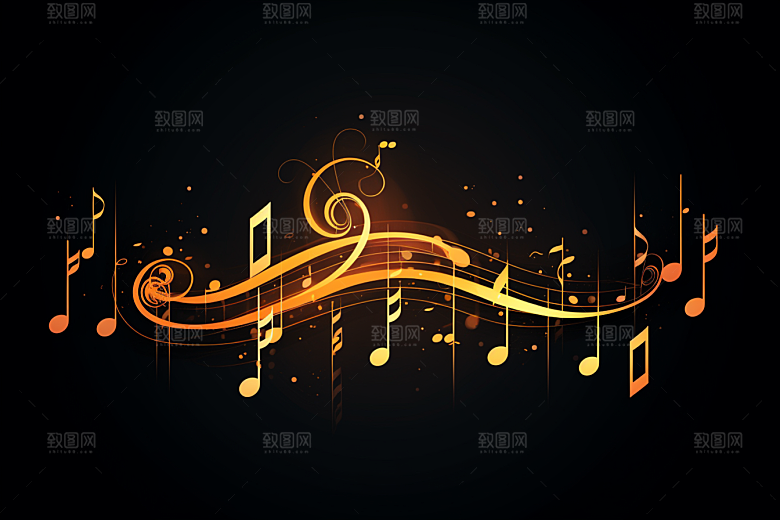 音乐音符乐章高清素材
