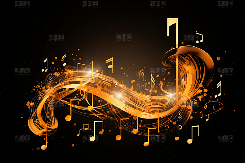 音乐音符乐章高清素材