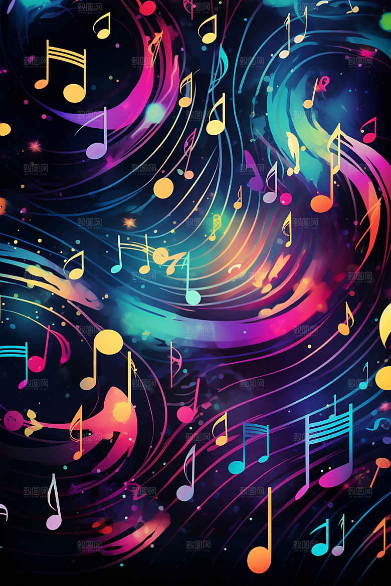 音乐音符乐符灵动素材