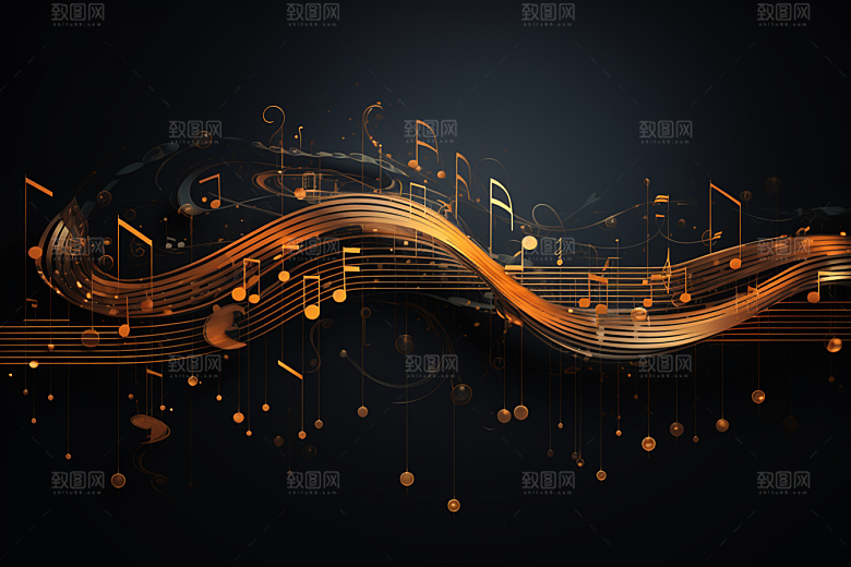 音乐音符高清动感素材