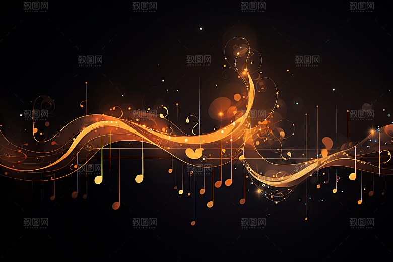 音乐音符乐章旋律素材
