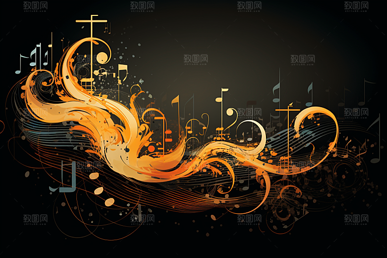 音乐音符乐符高清素材