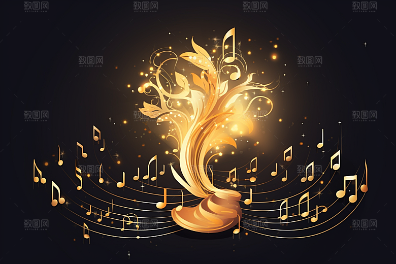 音乐音符高清乐符素材