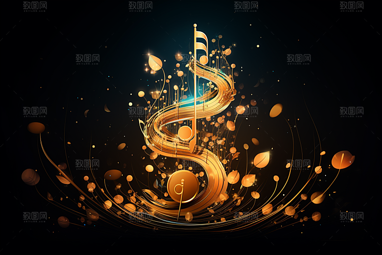 音乐音符乐符高清素材