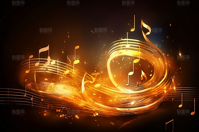 音乐音符乐章动感素材