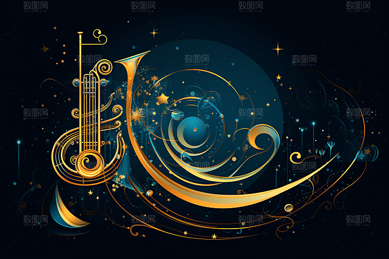 音乐音符乐章旋律素材