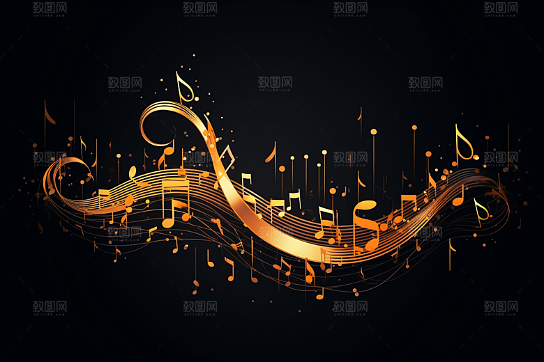 音乐音符旋律乐符素材