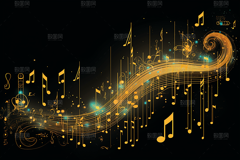 音乐音符乐符高清素材