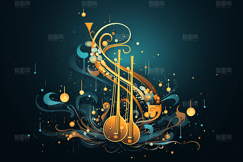 音乐音符乐符乐章素材