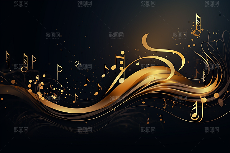音乐音符旋律乐章素材