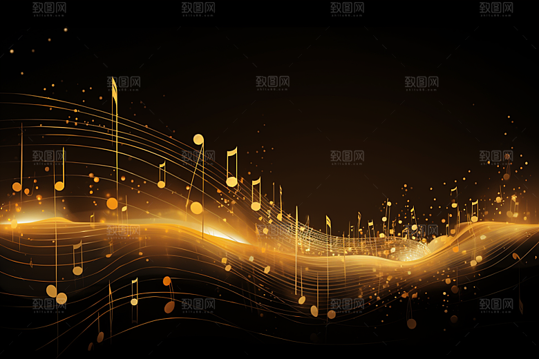 音乐音符动感乐符素材