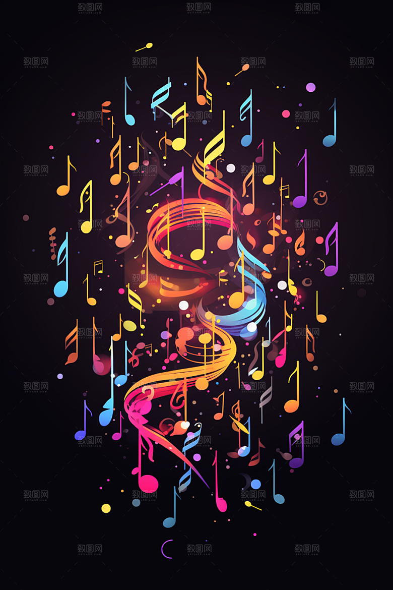 音乐音符高清动感素材