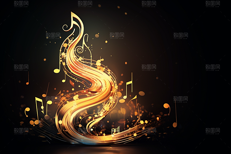 音乐音符乐章旋律素材