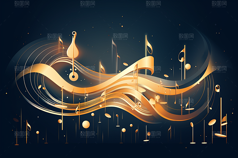 音乐音符乐符灵动素材