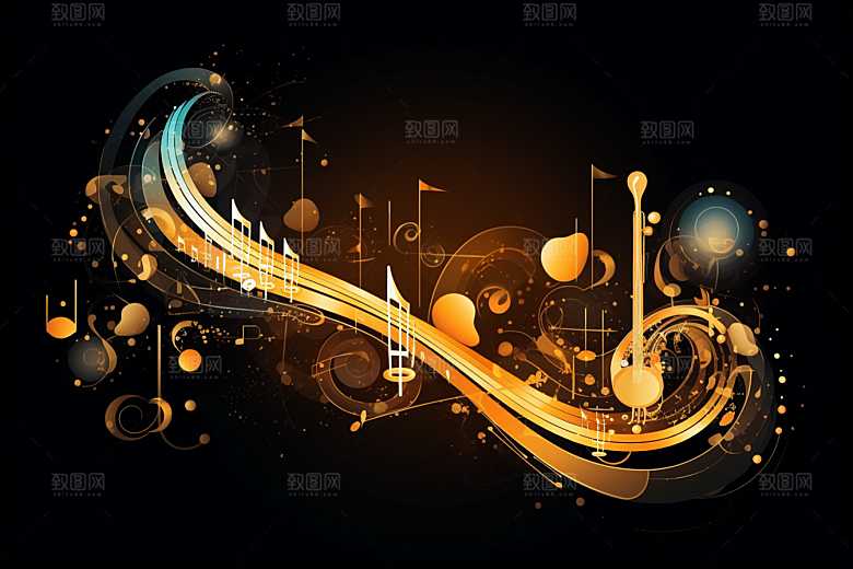 音乐音符旋律乐符素材