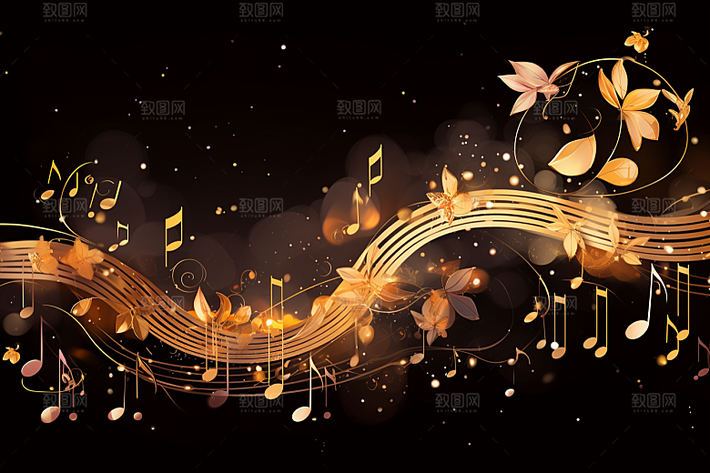音乐音符高清乐符素材