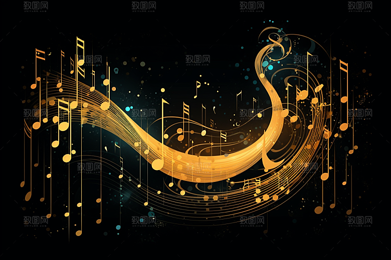 音乐音符乐符乐章素材